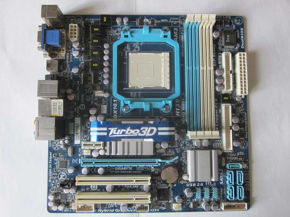 Материнська плата AM3 Gigabyte GA-880GM-UD2H