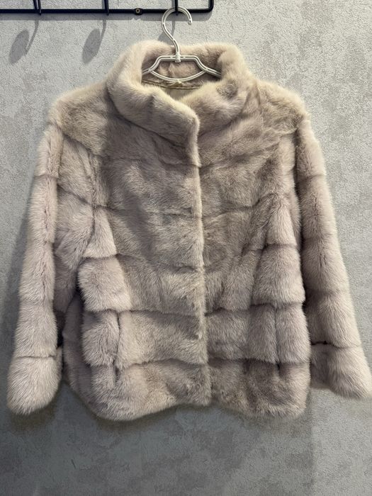 Норковая шуба-манто