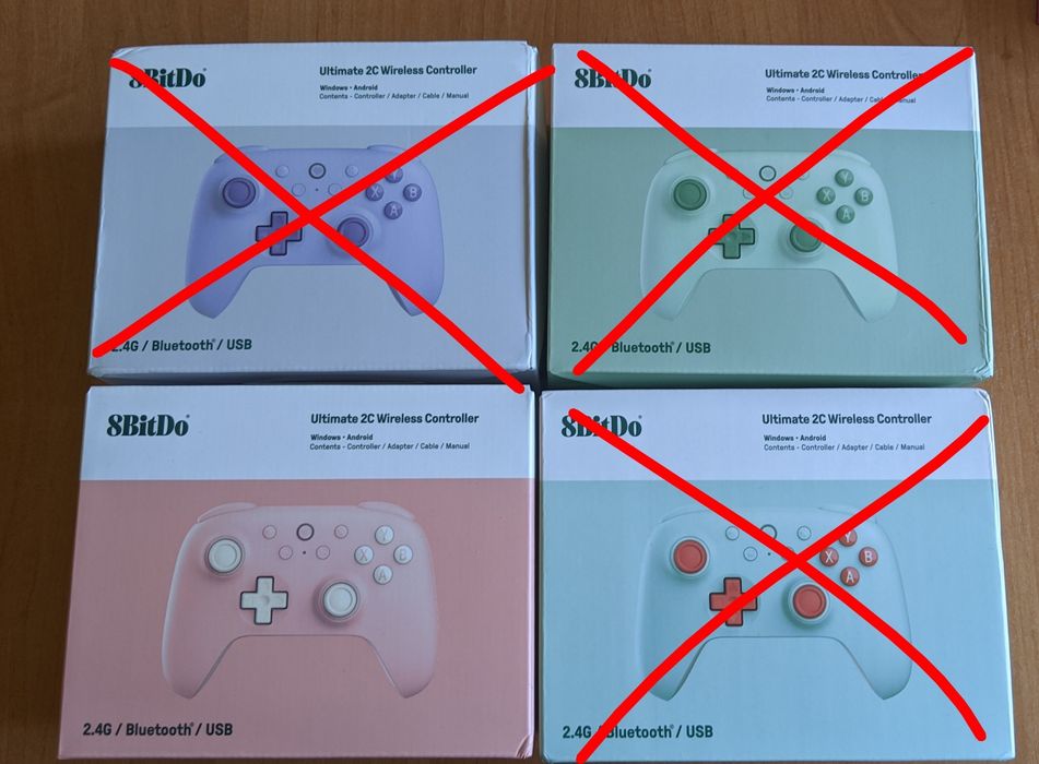 Геймпади GameSir T3 Lite / 8BitDo ultimate 2c