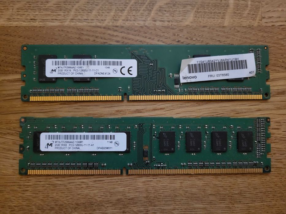 2 x 2GB RAM DDR3