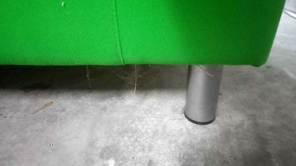 Sofá 3 pessoas verde