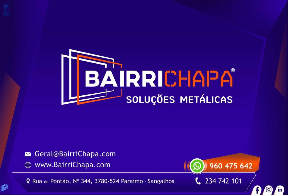 Rufos, Remates, Caleiras, Pingadeiras para Telhados e Coberturas