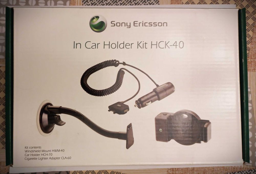 HCK-40 SONY ERICSSON komplet zestaw instalacyjny uchwytu samochodowego