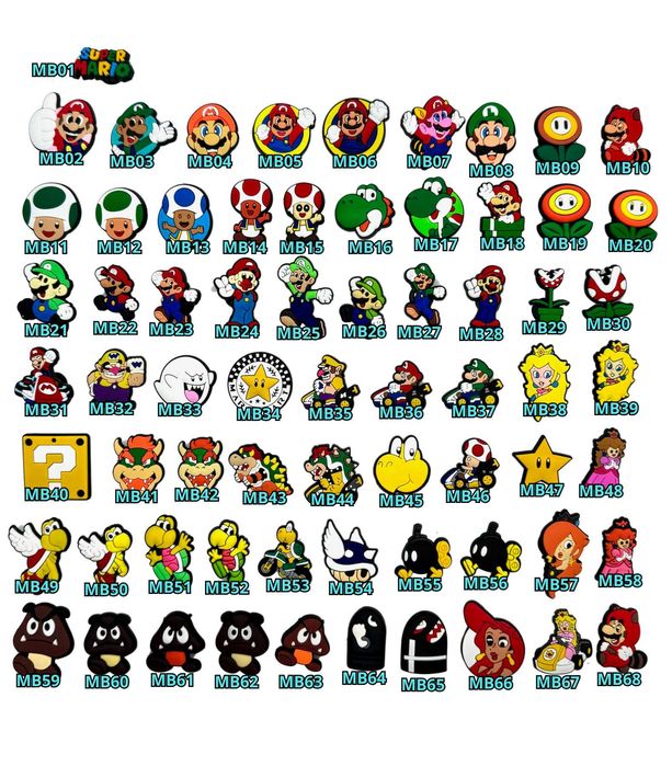 Przypinka do Crocs Mario Bros
