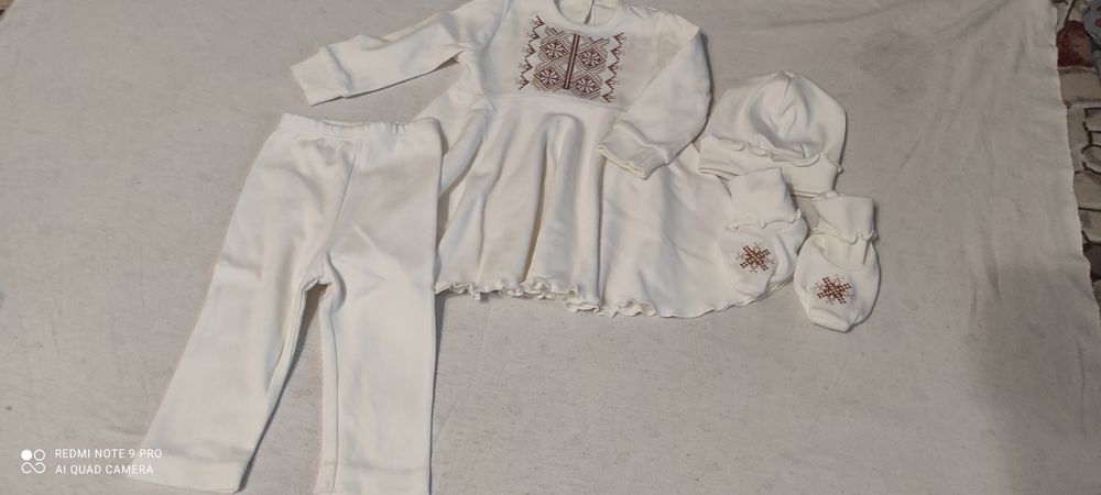 Набір для хрещення дівчинки 62 р