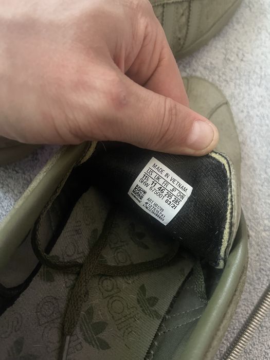 Adidas Brookfield Olive Suede Original 46 розмір | Замшеві кеди Adidas Originals Khaki