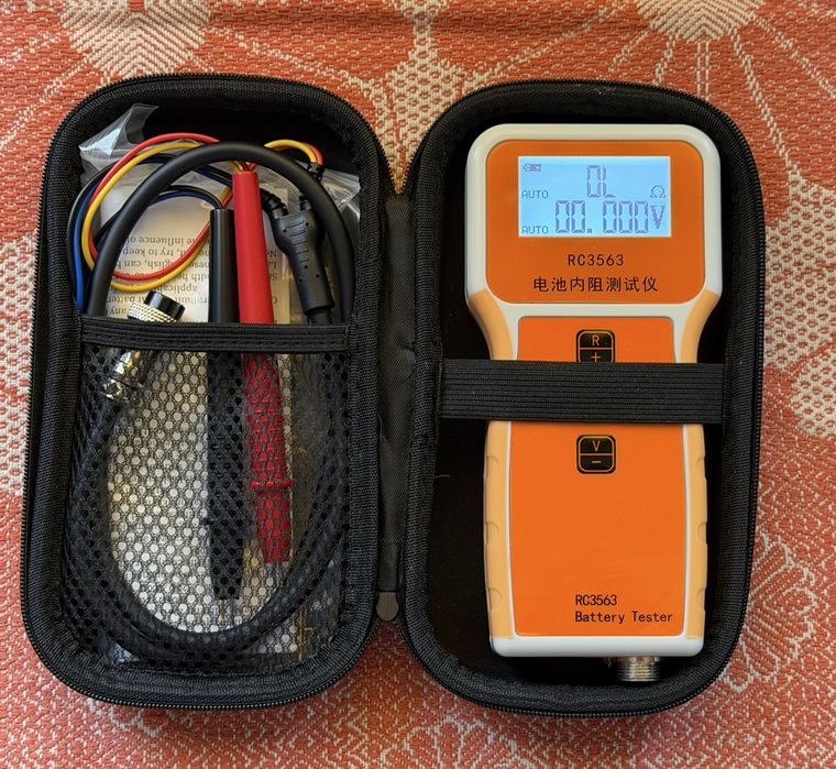 Вимірювач опору акумуляторів rc3563