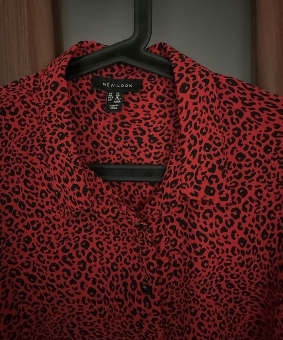 Bluzka Koszulowa damska New Look rozmiar 44 panterka