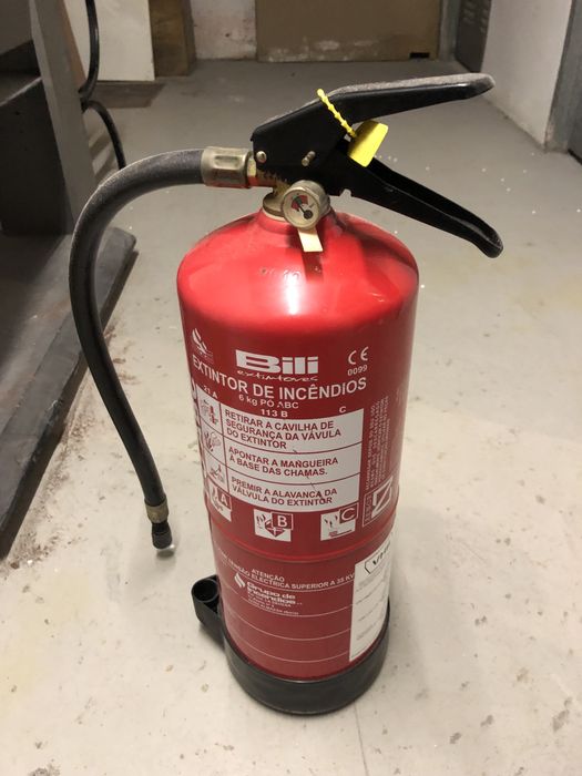 Extintor de incendios para loja
