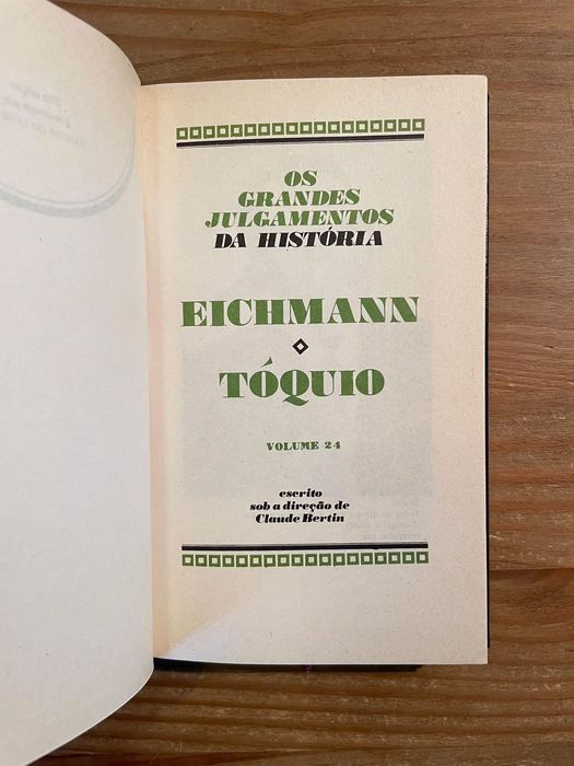 Eichmann - Os Grandes Julgamentos da História (portes grátis)