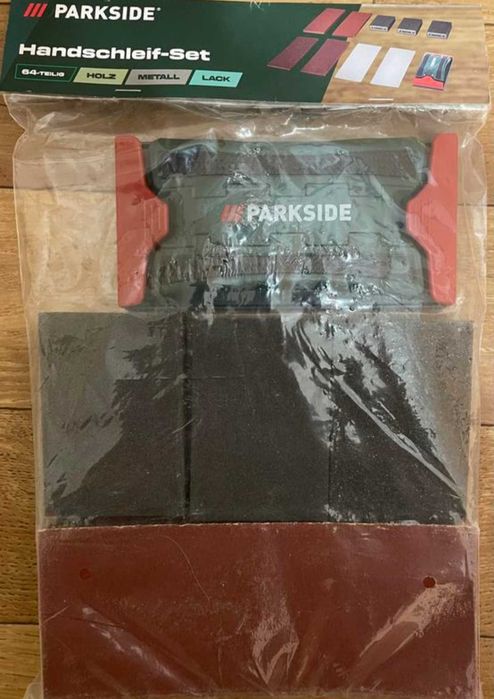 Набір для ручного шліфування parkside