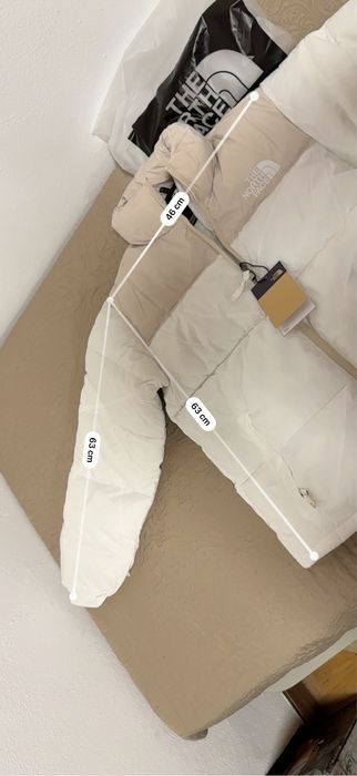 Casaco North Face Bege e Branco L