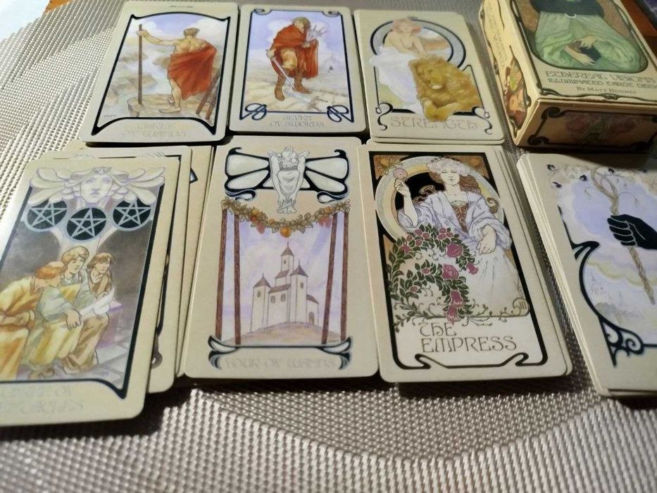 Карти таро ефірних видінь (ethereal visions tarot), без золодіння.