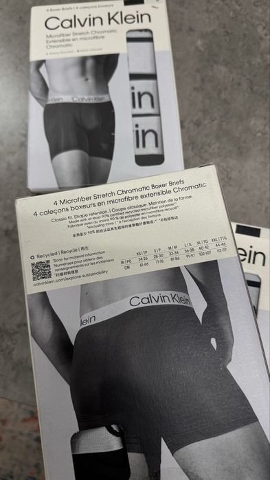 Calvin Klein Stretch Boxer Briefs 4 Pack оригінал