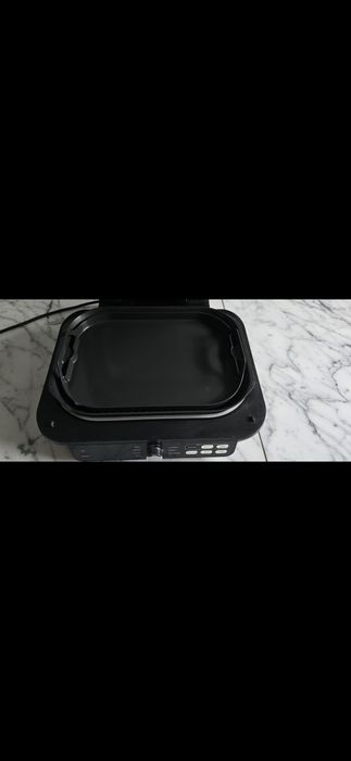 Ninja Foodi MAX Pro Grill, Płyta Plancha i Frytkownica 3.8L czarna