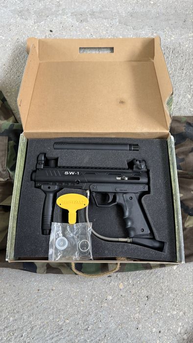 Marcador de paintball Valken SW-1 Blackhawk, OFERTA 1500 bolas