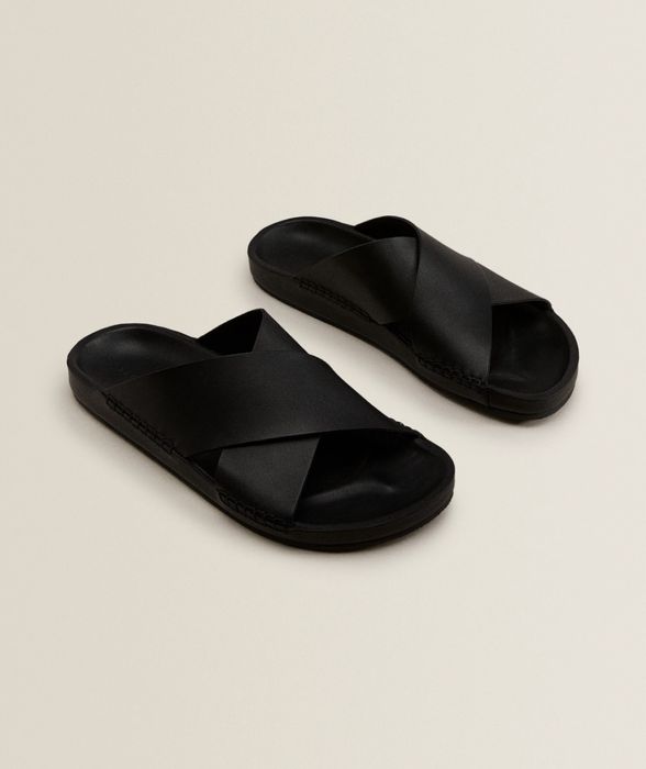 Chinelo Pele Cruzado Zara Home NOVO