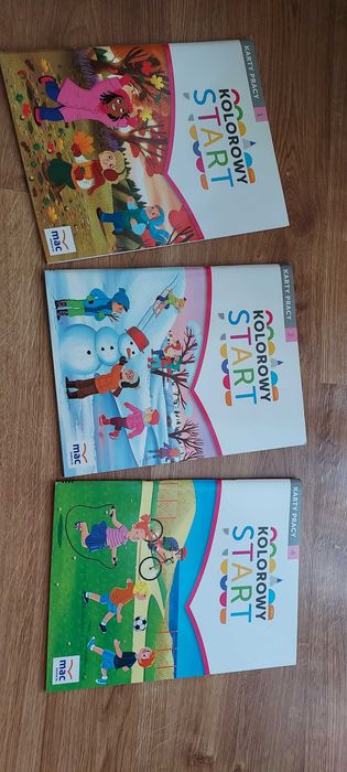 Kolorowy Start karty pracy cz.1, 2, 4 MAC