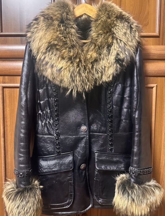 Дублянка натуральна з коміром