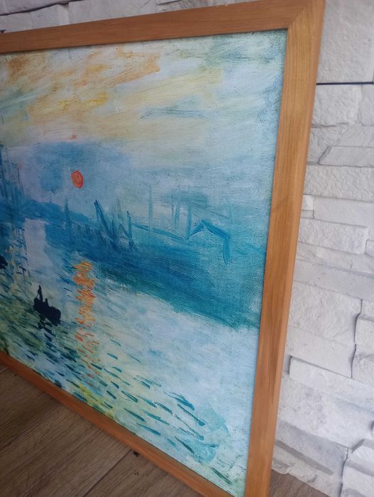 Obraz na płótnie - Impresja, wschód słońca - Claude Monet, 50x70cm