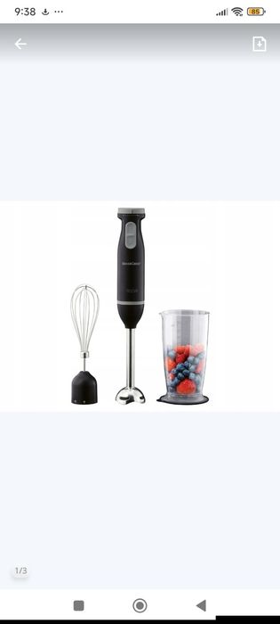 Silvercrest blender ręczny czarny