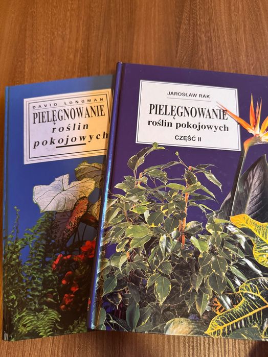 Książki Pielęgnowanie roślin pokojowych cz. 1 D.Longman i cz. 2 J.Rak