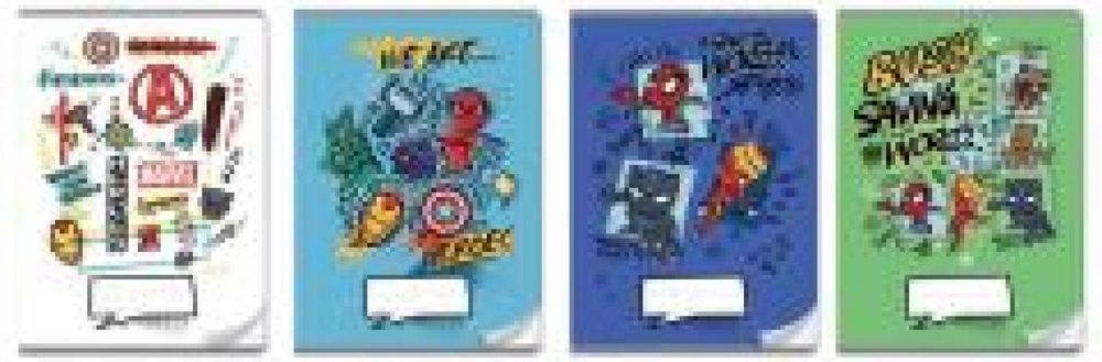 Zeszyt A5/16K kratka Spider man (20szt) Beniamin folia,212x159 mm