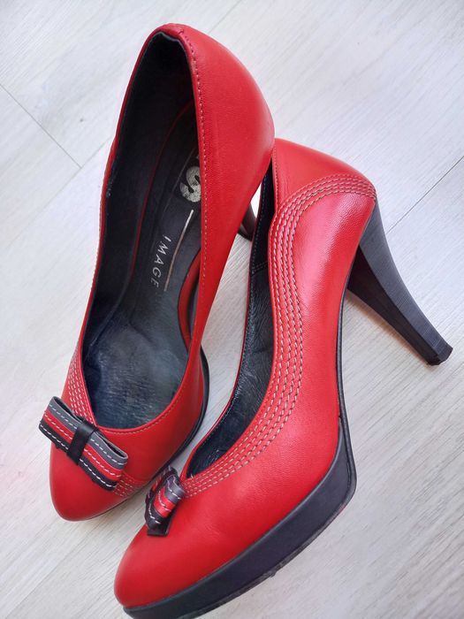 Buty pantofle szpilki