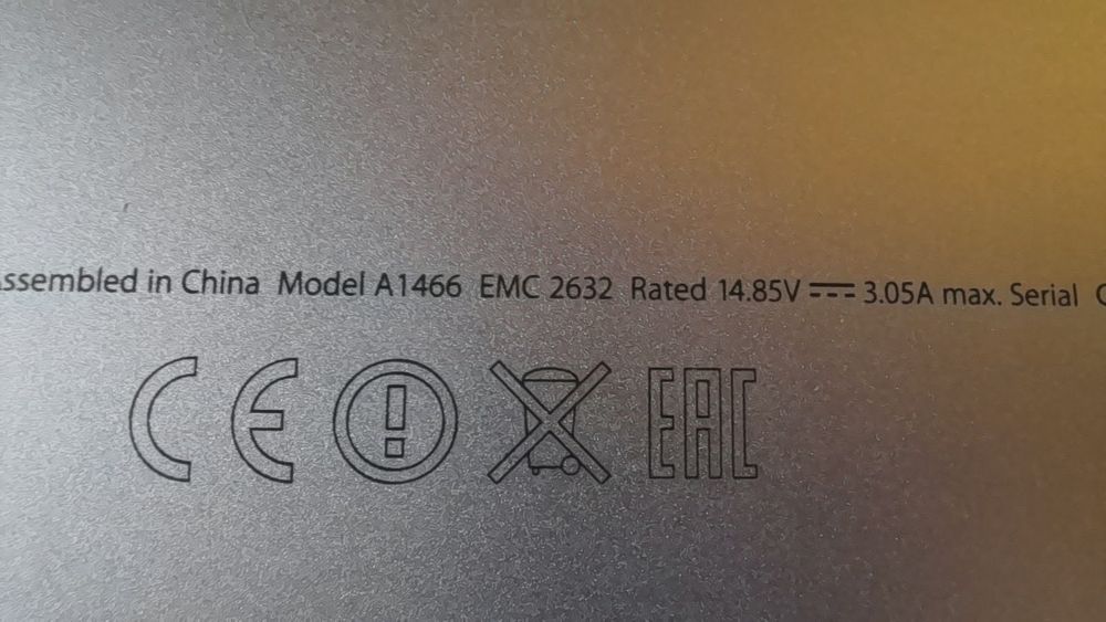 Macbook Air da Apple modelo A1466 de 2017 - ÚLTIMOS DIAS