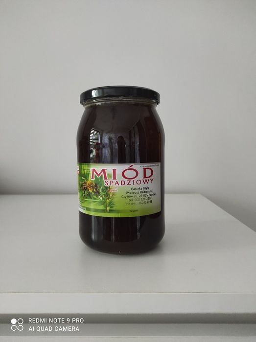 Sprzedam miód spadziowy, spadź iglasta