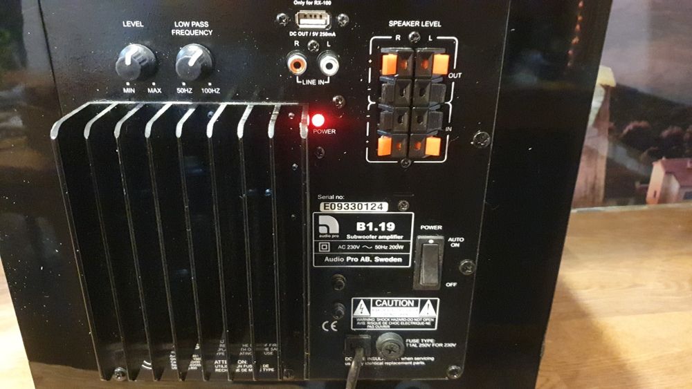 Subwoofer aktywny audio pro