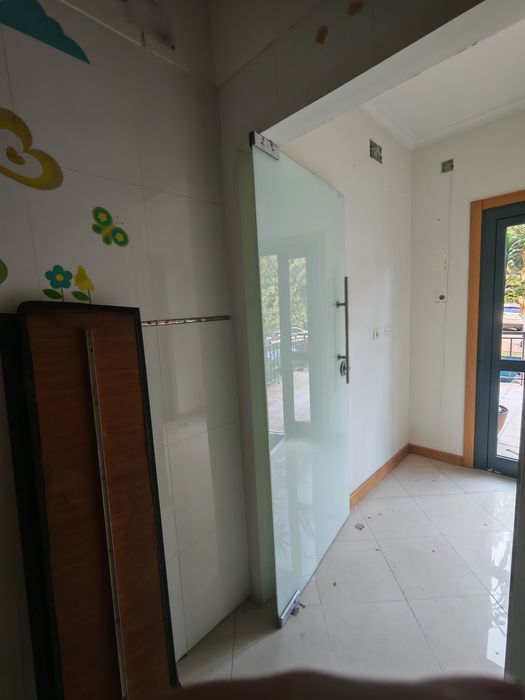 Portas em vidro fosco