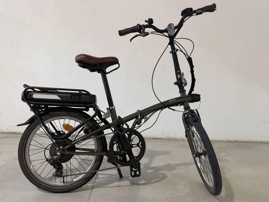Bicicleta dobrável elétrica E FOLD 500 Azul