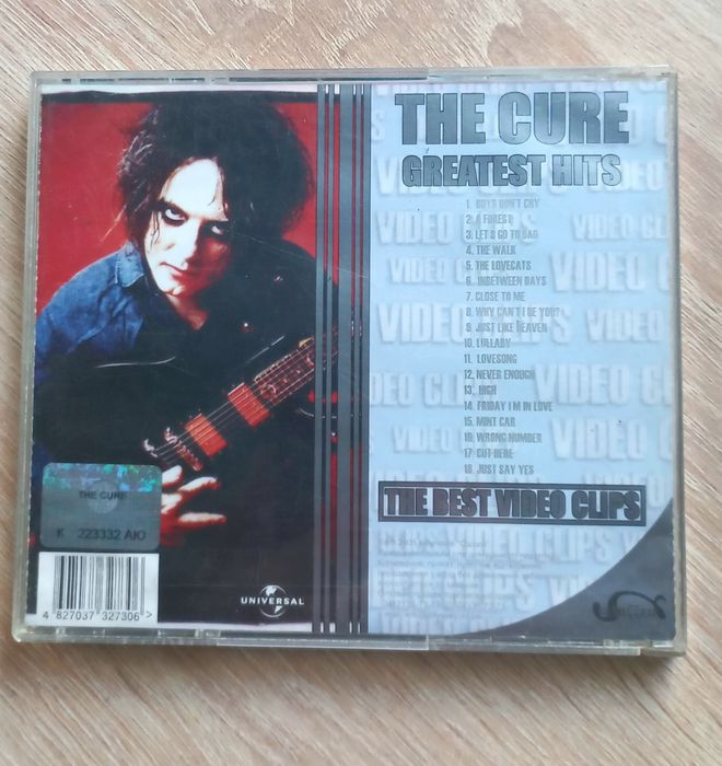 Video CD. The CURE - Greatest hits. Издание Одиссей - Украина.