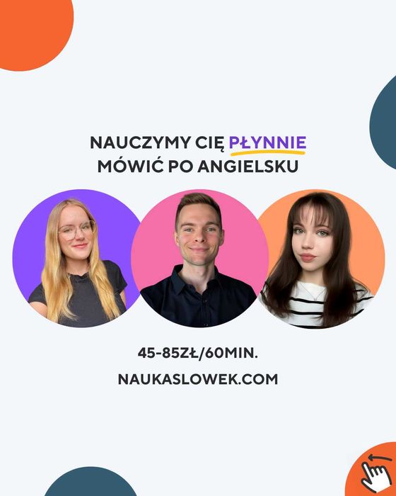 Zajęcia / korepetycje z języka angielskiego online. Fv.