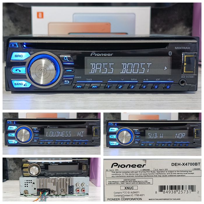 Pioneer mvh s/Процесорний/, Bluetooth
