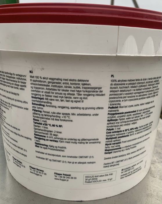 Краска акриловая Flugger flutex pro7