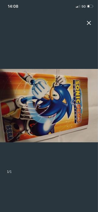 Manual jogo Ps2 Sonic Gems Collection