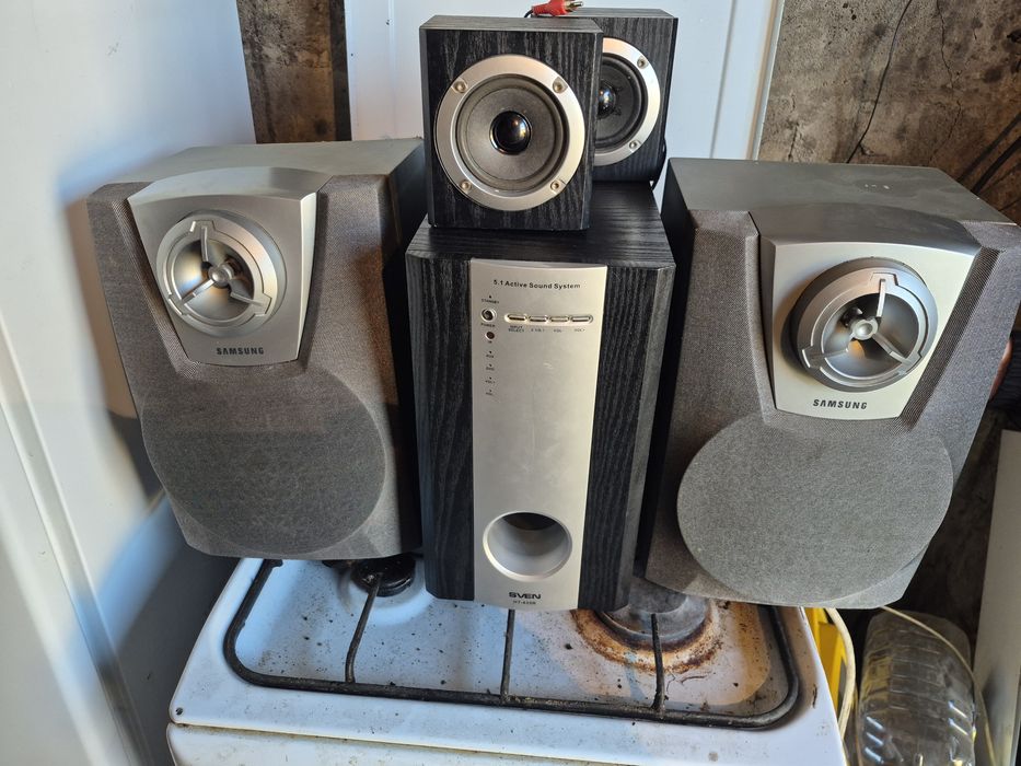 Усилитель SVEN HT-435R + колонки Samsung