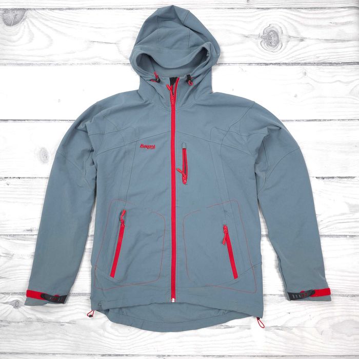 BERGANS OF NORWAY 1558 Kjerag Męska Kurtka Softshell Szara L
