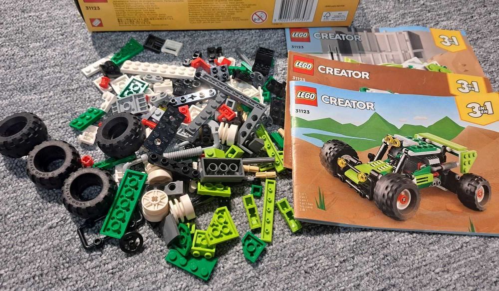 Lego Creator 31123 - 3w1 Łazik terenowy, 7+, kompletny