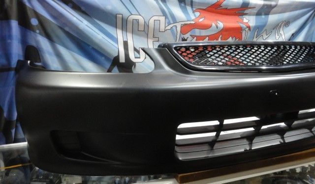 Para-choques frontal honda civic 1999-2001 2 / 3 / 4 portas em plástico ABS