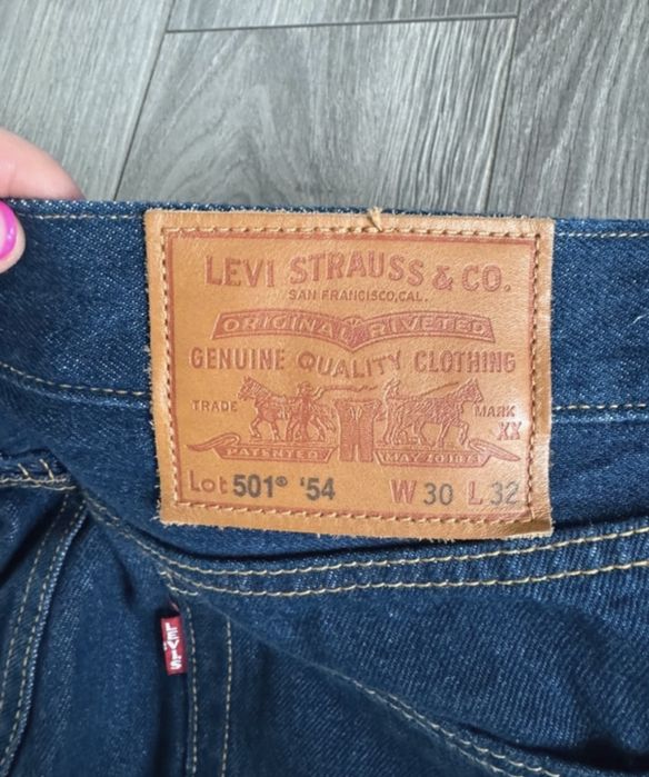 Spodnie jeans Levis 501  Rozmiar W30 L32