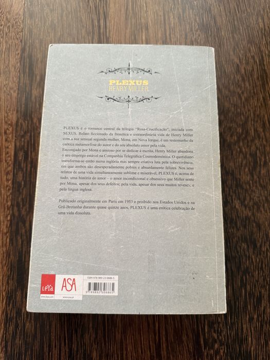 Livro “Plexus” de Henry Miller