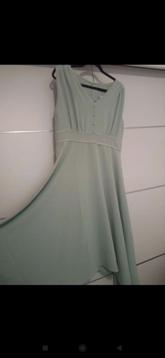 Sukienka pastela,mięta