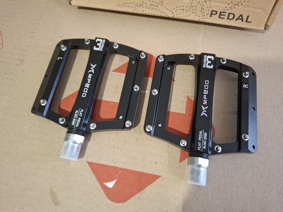 ВЕЛОсипедные педали алюминиевые MTB Mpeda ALNC2026 на 3прома.