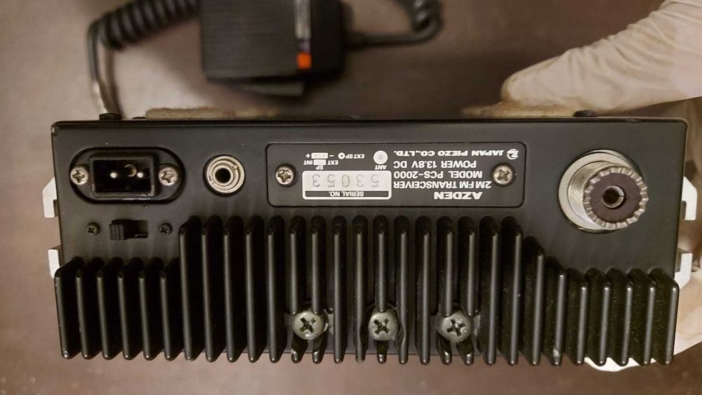 Rádio Amador | AZDEN 2m FM PCS-2000 com Tones + Microfone PCM-2000