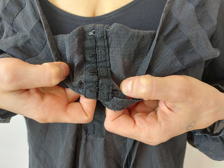 InWear czarna bluzka jedwabna damska, rozmiar L