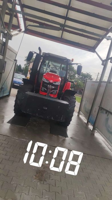 Massey Ferguson 7714S prasa  likwidacja gospodarstwa