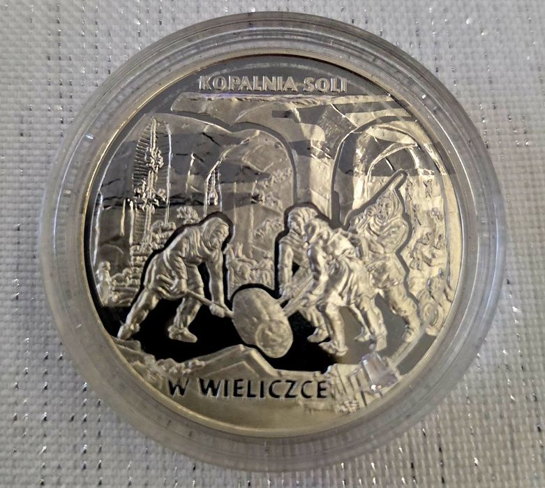 Srebrna moneta 20 zł KOPALNIA SOLI WIELICZKA